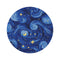 "Night Sky Seamless Round Rug"