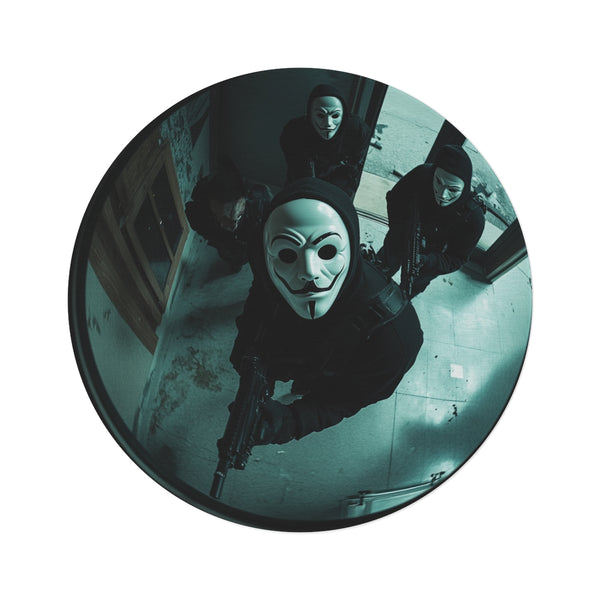"Night Vision Fisheye Surveillance Rug"