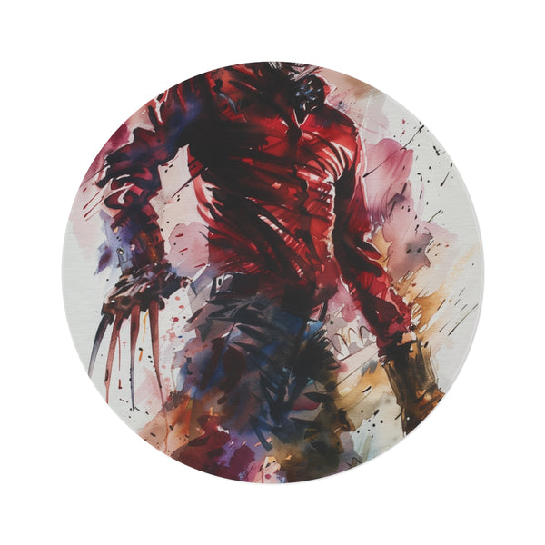 "Nightmare Round Rug: Freddy Edition"