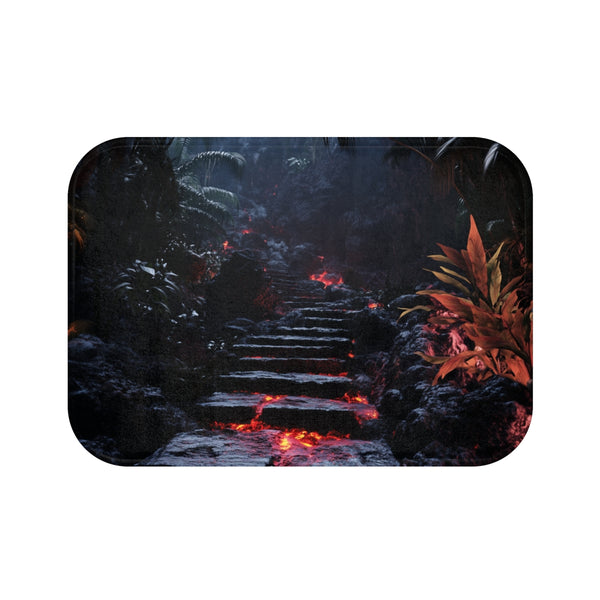 "Non-Slip Bath Mat Frozen Jungle"