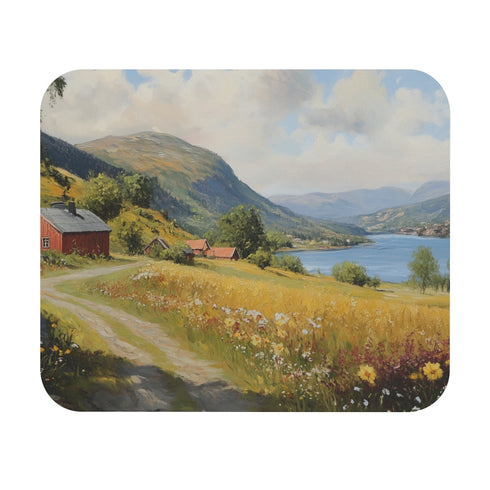 Nordic Countryside Mouse Pad