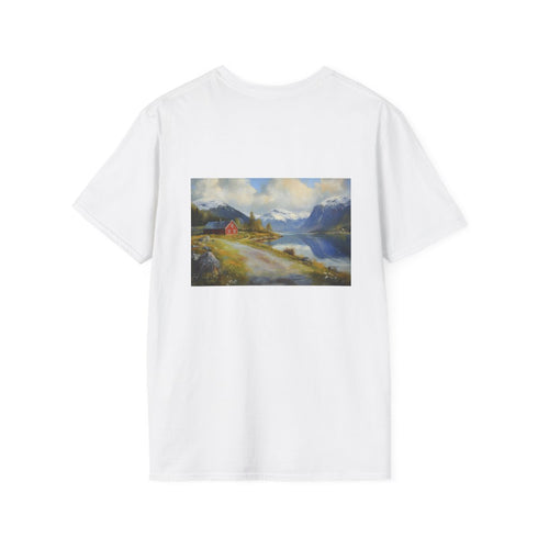 Nordic Dream T-Shirt: Norway Countryside Painting