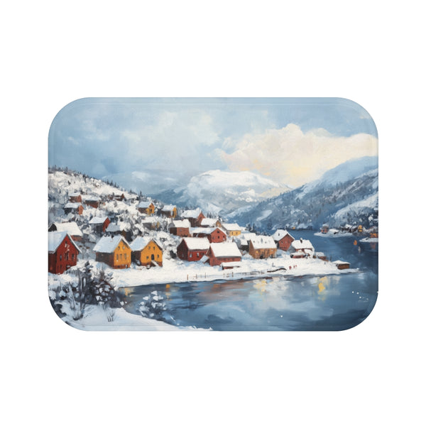 "Norwegian Bliss Bath Mat"