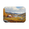 "Norwegian Countryside Bath Mat: Serene Scandinavian Escape"
