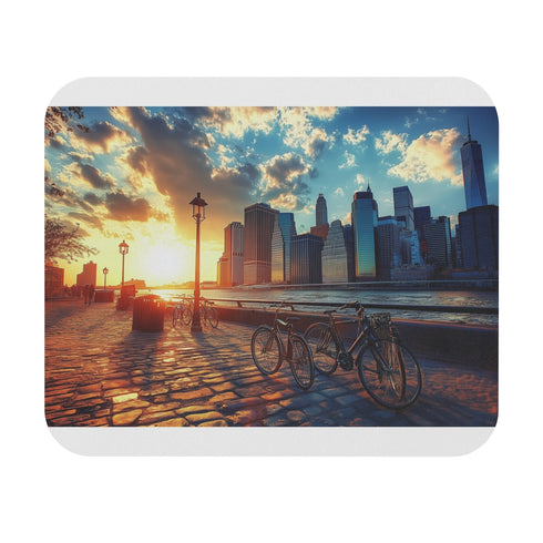 NY Skyline Sunset Mouse Pad