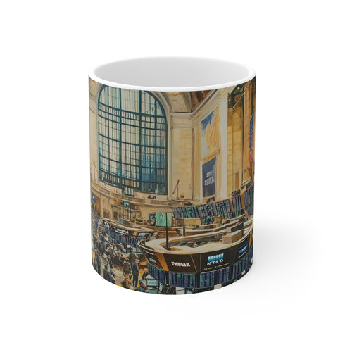 "NY Stock Exchange Floor Mug"