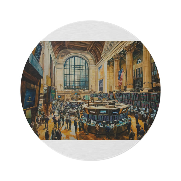 "NY Stock Exchange Floor Rug"