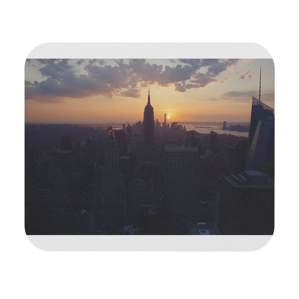 NYC Sunset Skyline Mouse Pad