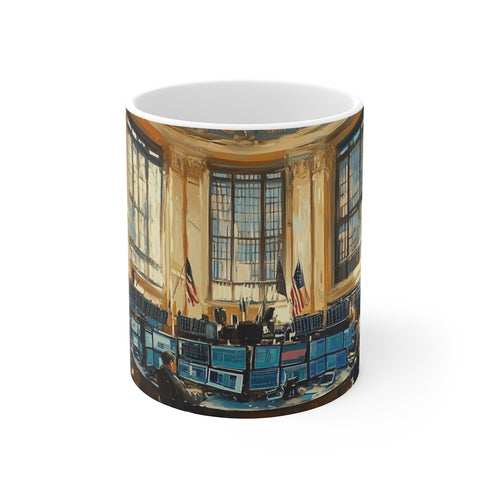 "NYSE Trading Floor Coffee Mug"