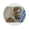 "Obi Wan Lightsaber Round Rug"