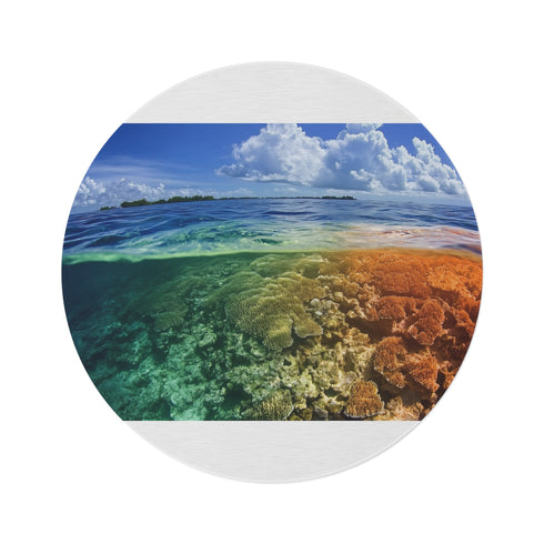 "Ocean Dreams Round Rug"