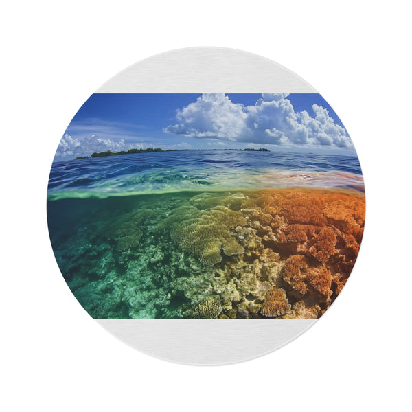 "Ocean Dreams Round Rug"