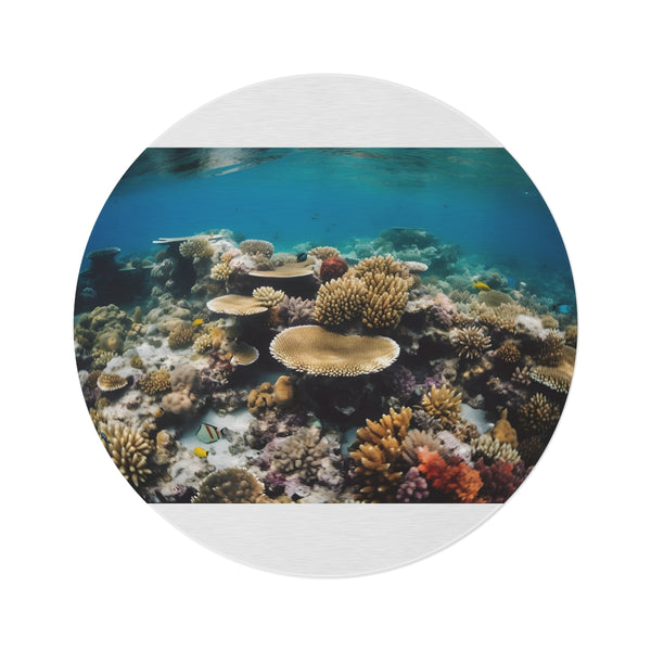 "Ocean Oasis Coral Reef Rug"