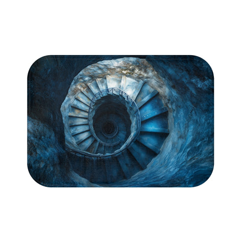 Ocean Theme Bath Mat Spiral