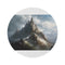 "Olympus Peak Round Rug: Bring ancient Greek style to your home!"