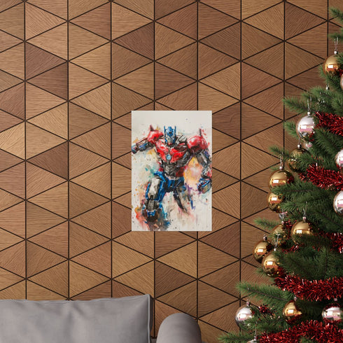 Optimus Prime Guardian of Earth poster, perfect for Valentine's Day.