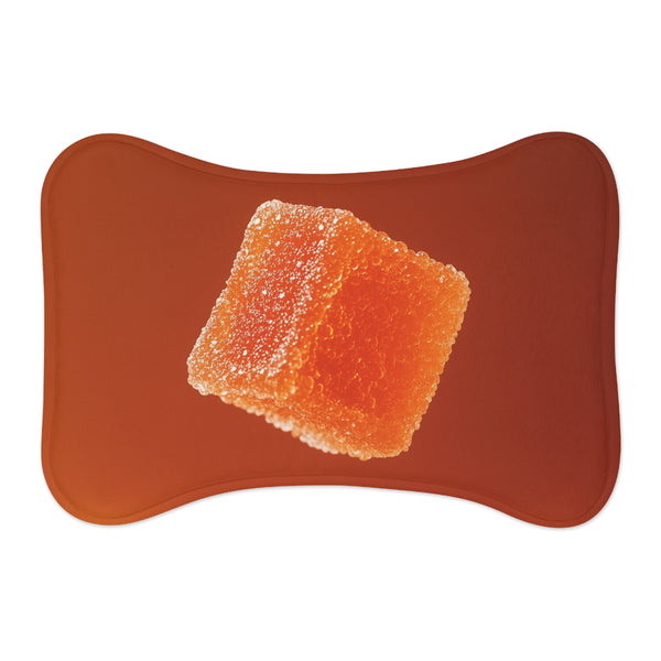 "Orange Sour Gummy Pet Mat"