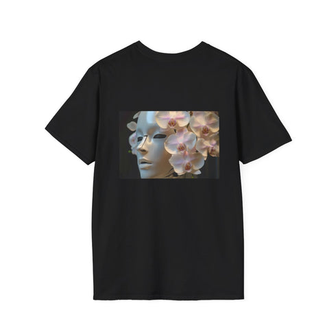 Orchid Blossom Robot Face Shirt
