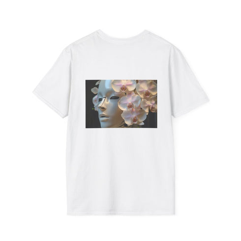 Orchid Blossom Robot Face Shirt