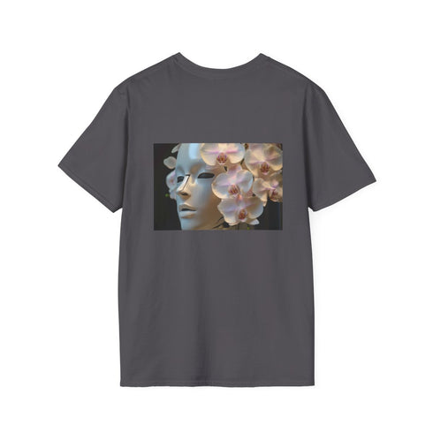 Orchid Blossom Robot Face Shirt