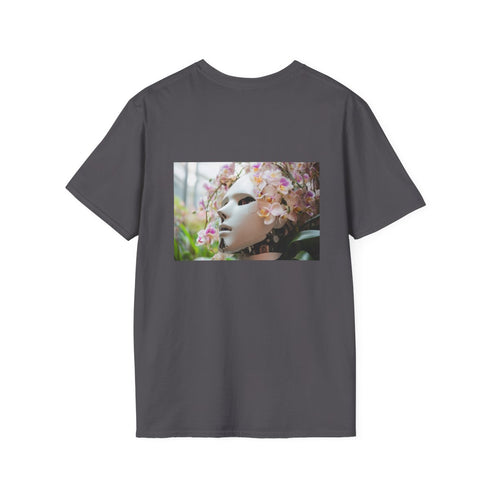Orchid Robot Face T-Shirt Design
