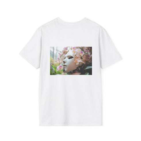 Orchid Robot Face T-Shirt Design