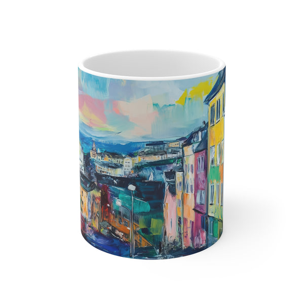 "Oslo Dream: Norway Painting Mug"