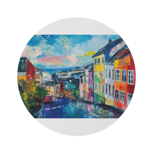 "Oslo Dreams Round Rug"
