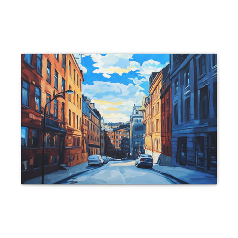 "Oslo Norway Cityscape Canvas Print"
