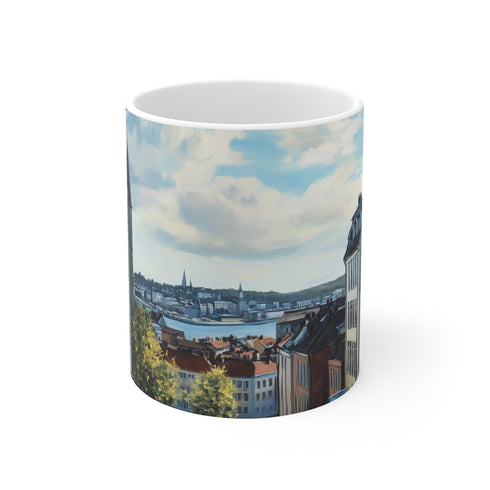 "Oslo Norway Painting Coffee Mug"