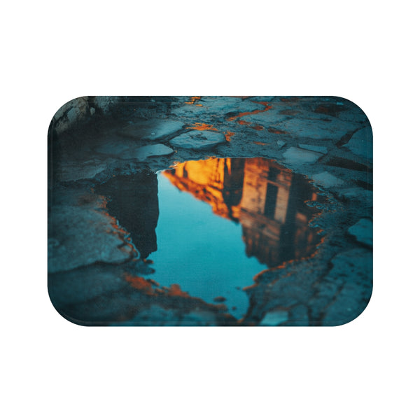 "Otherworldly Puddle Portal Bath Mat"