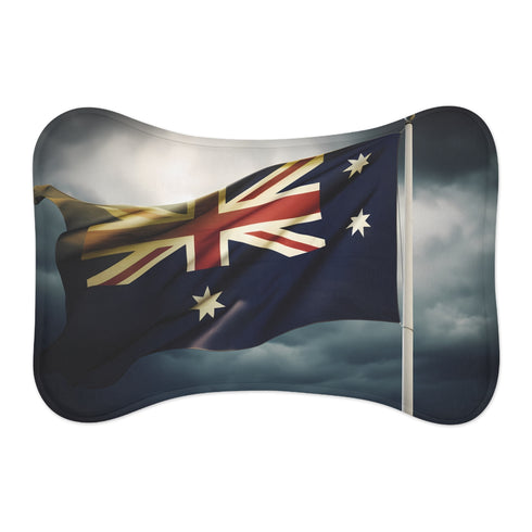 "Outback Ode Pet Mat: Show Your Aussie Pride!"