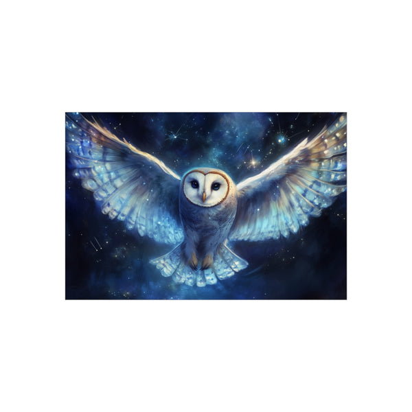 Owl Constellation Wings Night Art