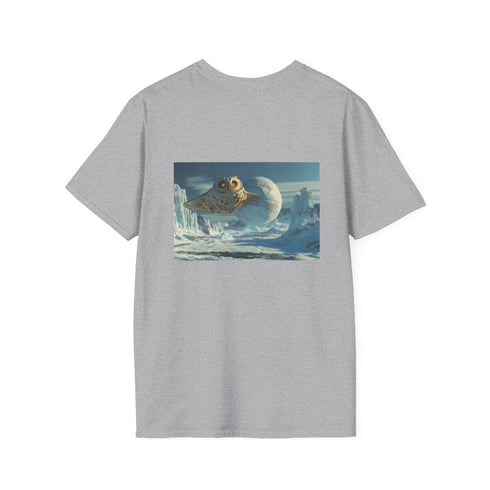 Owl Spaceship Ice Planet Landing.