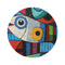 "Pablo's Fish Fiesta Round Rug"