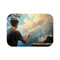 Painter Creating Real World Bath Mat