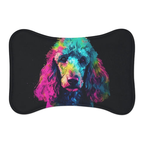 "Pamper Your Pooch: Fluffy Poodle Pet Mat"