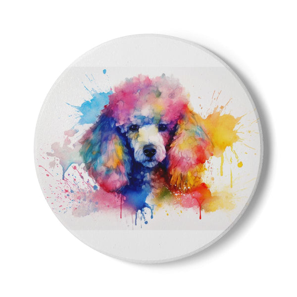 "Pampered Poodle Drinks Coaster: 2"