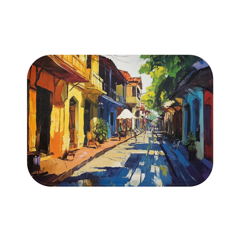 "Panaji Goa Paradise Bath Mat"