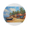 Panaji Goa Round Rug: Vibrant Coastal Beauty