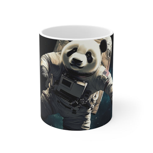 Panda Astronaut Space-Themed Coffee Mug