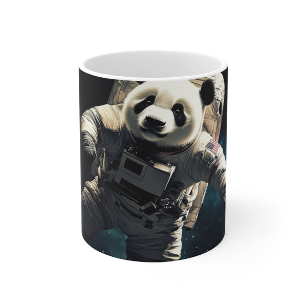Panda Astronaut Space-Themed Coffee Mug