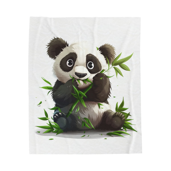 "Panda Paradise Plush Blanket"