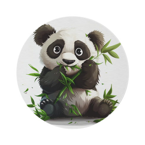 Panda Paradise Round Rug