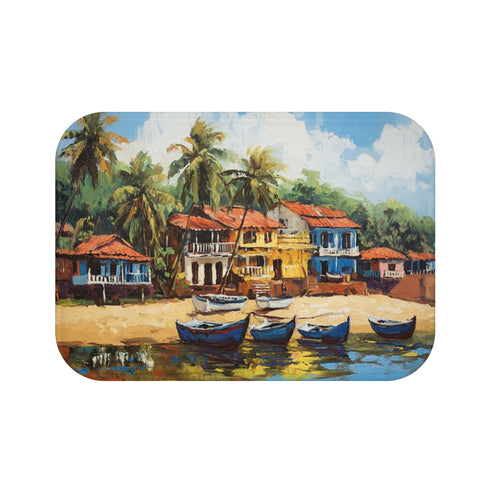 "Paradise Found Bath Mat"