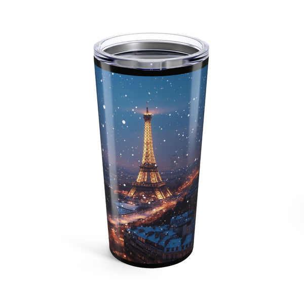 Paris Snow Night Adventure Bottle