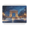 Paris Snow Night Mouse Pad