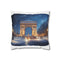"Paris Snow Night Pillowcase: Dreamy Elegance"