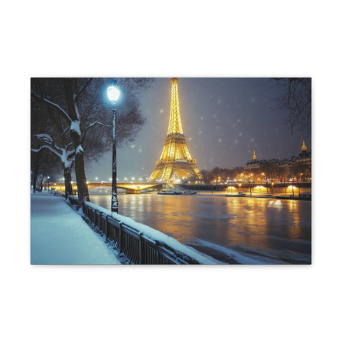 Paris Winter Wonderland in Snow