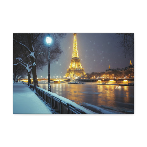 Paris Winter Wonderland in Snow